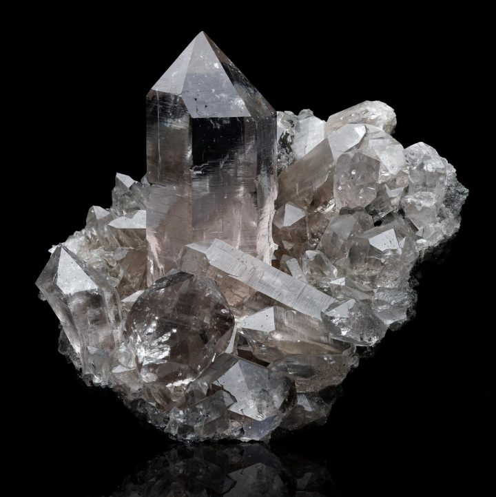 Himalayan Chlorite Quartz Cluster - Image 2
