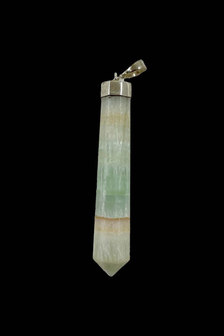 Blue Aragonite Pendant