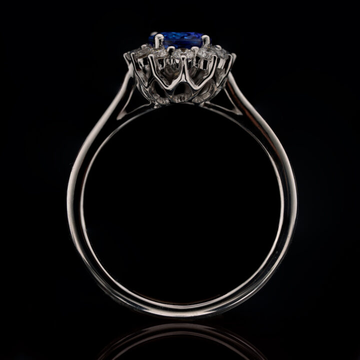 Tanzanite Halo Ring - Image 2