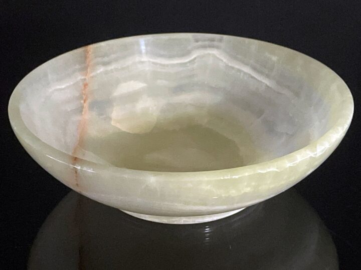 Banded White Onyx Bowl