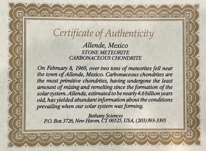 Allende Meteorite // 15.81 Grams - Image 4