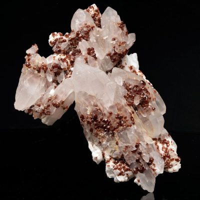 Almandine Garnets on Microcline and Quartz