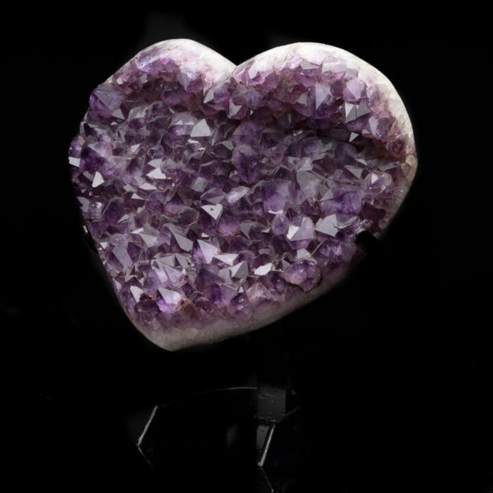 Amethyst Heart on Stand // 14.5 Lb. - Image 2