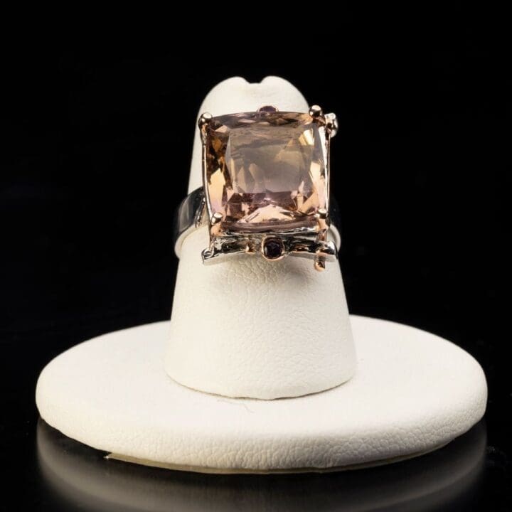 Ametrine and Amethyst Ring