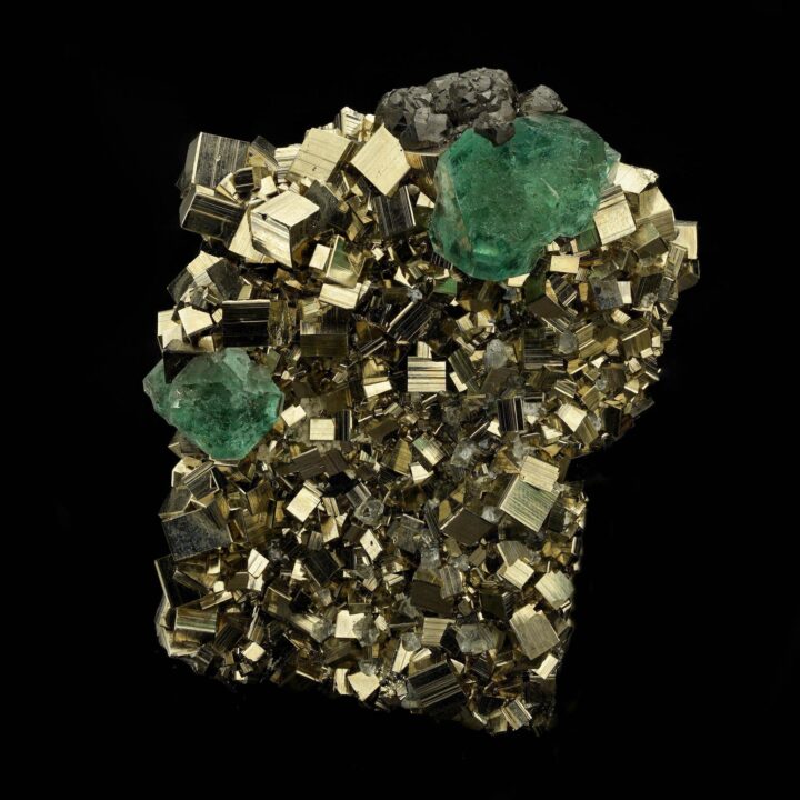 Pyrite with Fluorite – 255g - Image 3