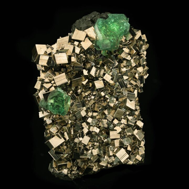 Pyrite with Fluorite – 255g - Image 2