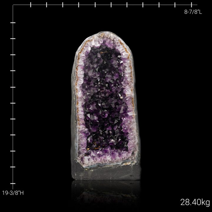 Amethyst Cathedral Geode – Brazilian Crystal Home Decor