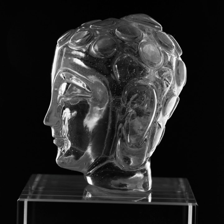 Genuine White Sapphire Buddha Head – 1,275 Carats