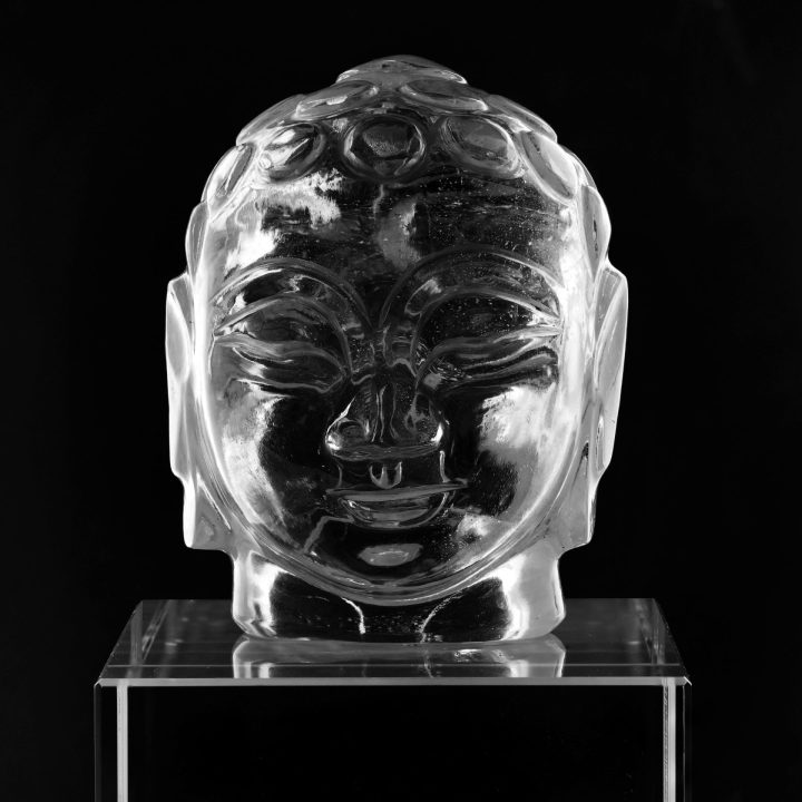 Genuine White Sapphire Buddha Head – 1,275 Carats