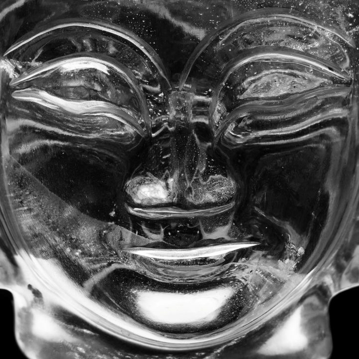 Genuine White Sapphire Buddha Head from India – 1,275 Carats