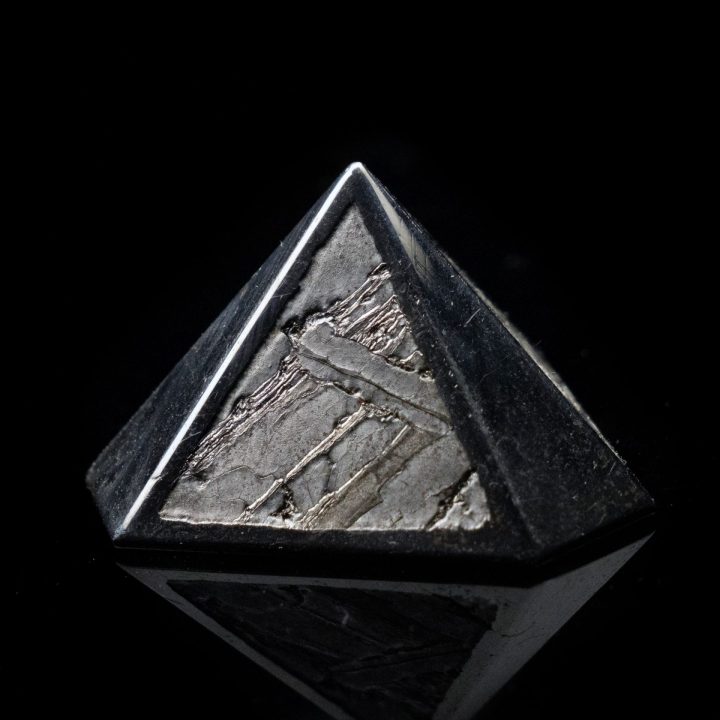 Authentic Muonionalusta Meteorite Pyramid from Sweden - 44 Grams