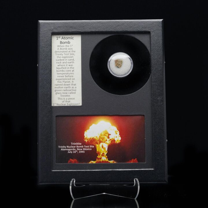 Fragment of First Atomic Bomb in Collector's Box