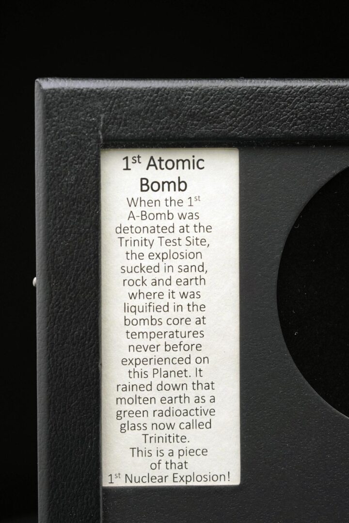 Fragment of First Atomic Bomb in Collector's Box - Image 4