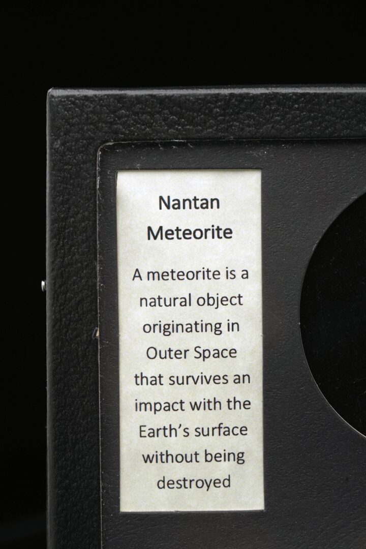 Nantan Meteorite in Collector's Box - Image 5