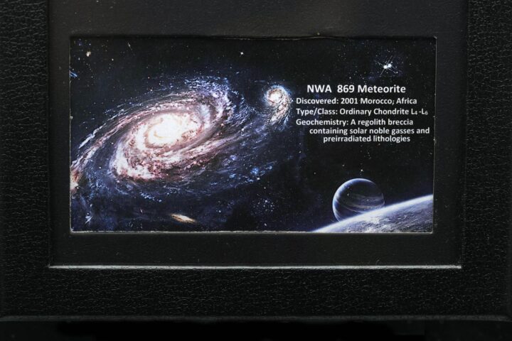 NWA Meteorite in Collector's Box - Image 3