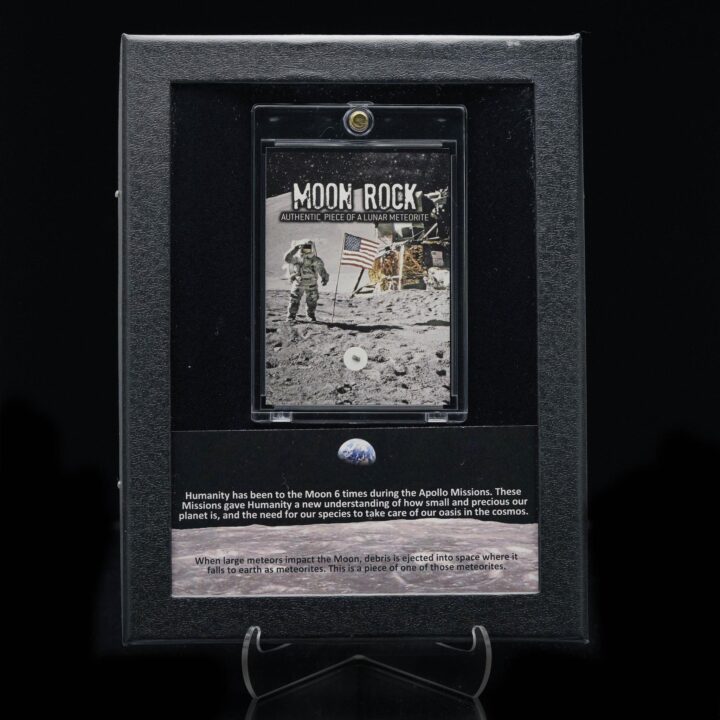 Lunar Meteorite in Collector's Box