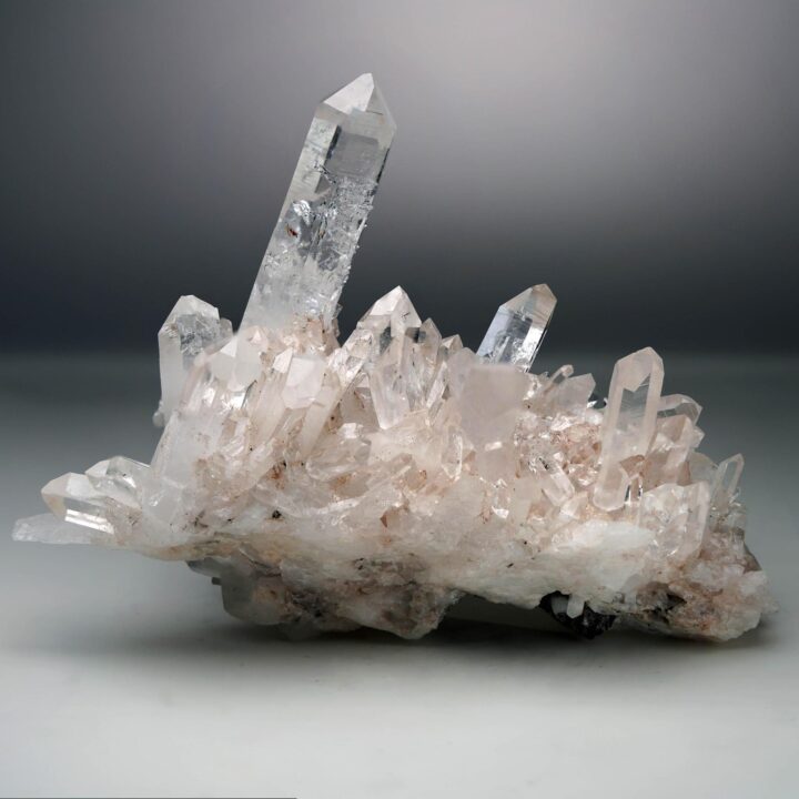 Natural Rose Quartz Cluster with Lithium Inclusions From Colombia – 4.41 Lb.