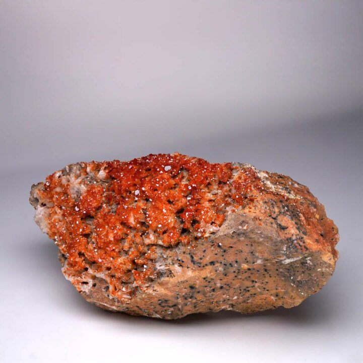 Vanadinite With Barite from Morocco – 4.07 Lb. - Image 3