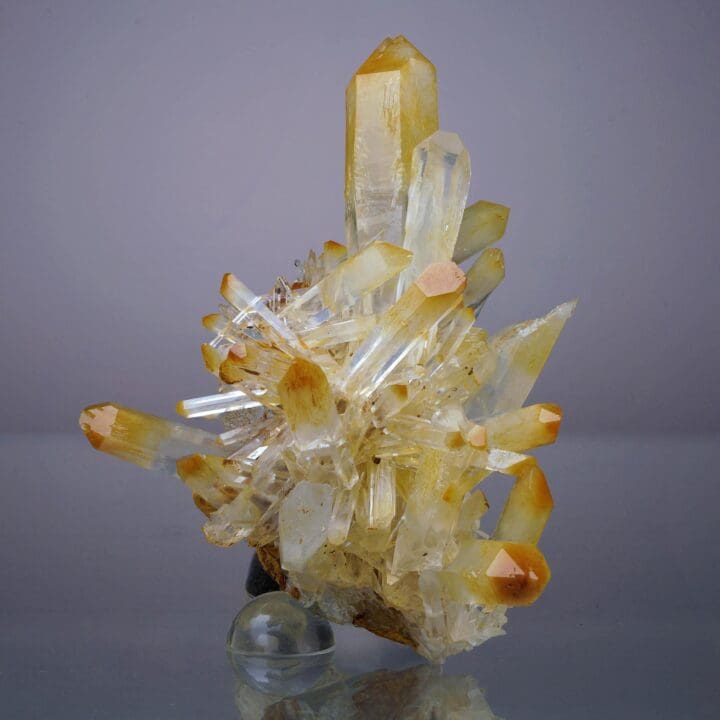 Quartz With Halloysite (Natural Mango Quartz) From Colombia – 189 Grams - Image 2