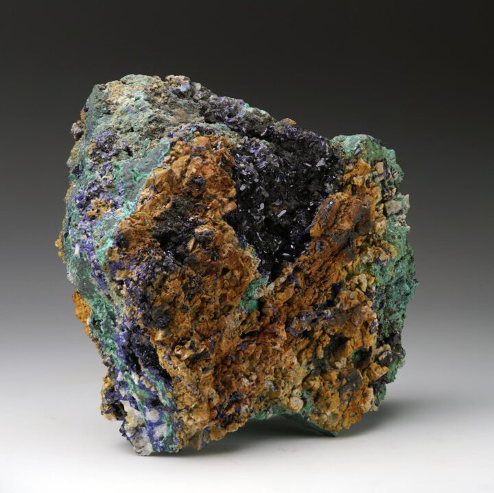 Azurite With Malachite – 1.28 Lb. - Image 3