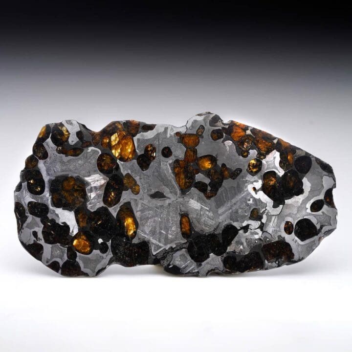 45.25 Gram Seymchan Pallasite Meteorite Slice - Image 4
