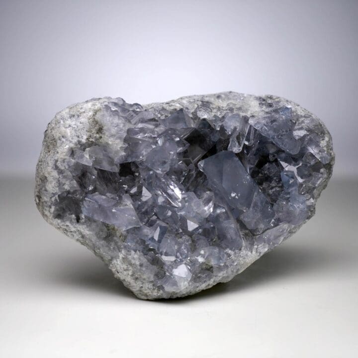 Blue Celestite Geode From Madagascar - Image 2