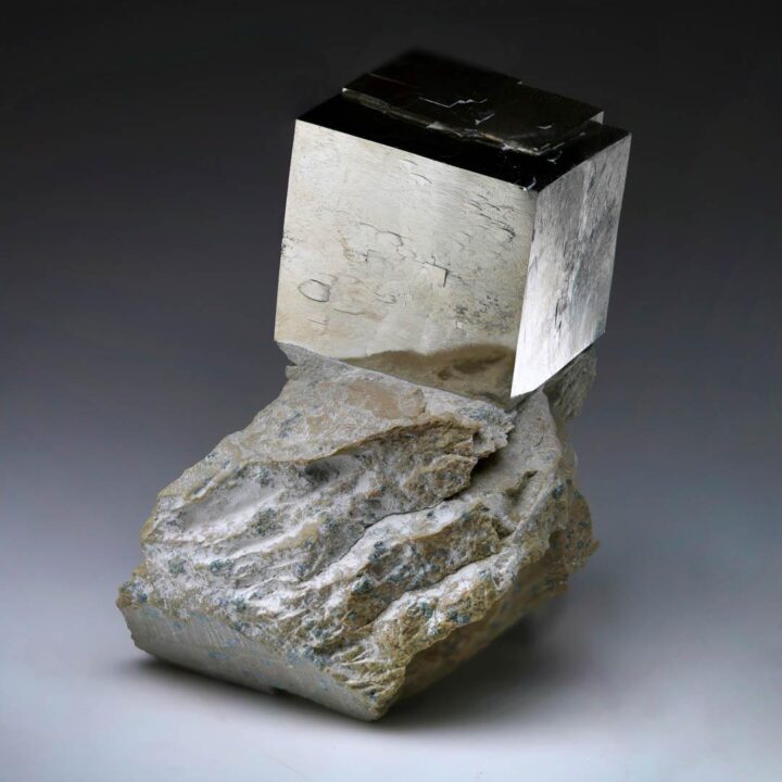 Spanish Pyrite Cube on Basalt Matrix // 1.80 Lb. - Image 2