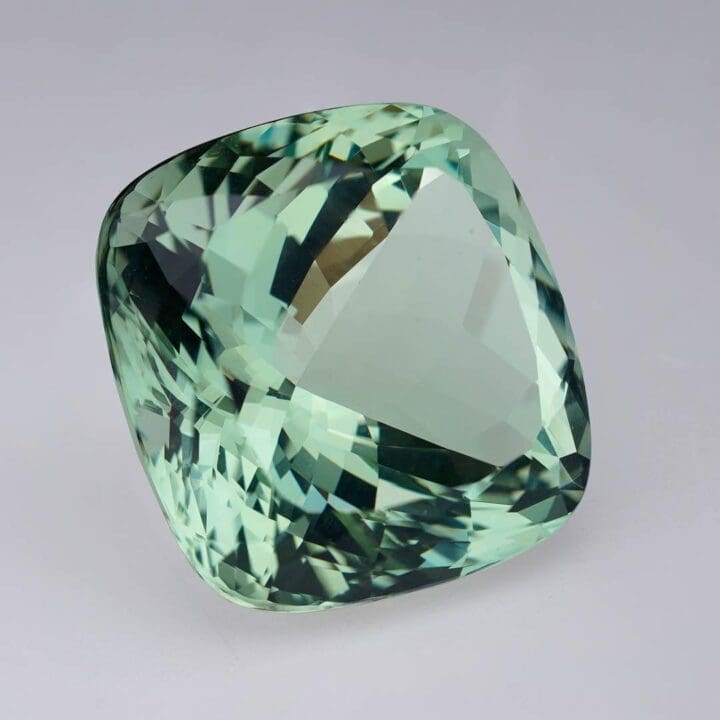 62.9 Carat Cushion Cut Green Fluorite - Image 3