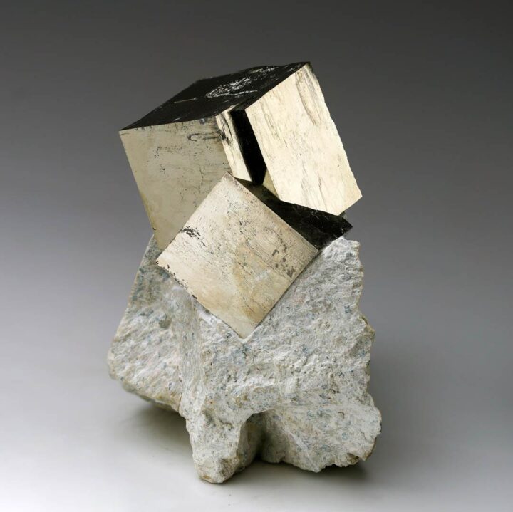 Spanish Pyrite Cubes on Basalt Matrix // 2.0 Lb.