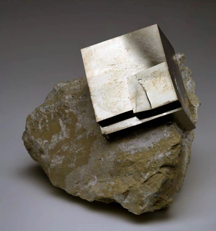 Spanish Pyrite Cube on Basalt Matrix // 1.84 Lb. - Image 2