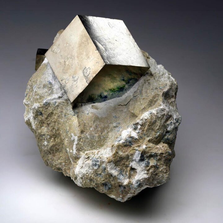 Spanish Pyrite Cubes on Basalt Matrix // 2.72 Lb. - Image 2