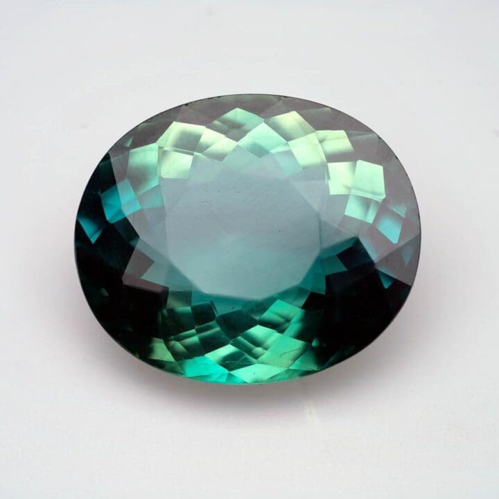 Certified 24.47 Carat Green Apatite Gemstone