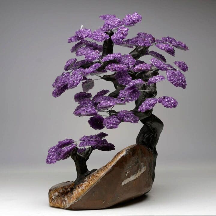 Large Amethyst Gem Tree With Citrine Cluster Base // 20.2 Lb. - Image 3