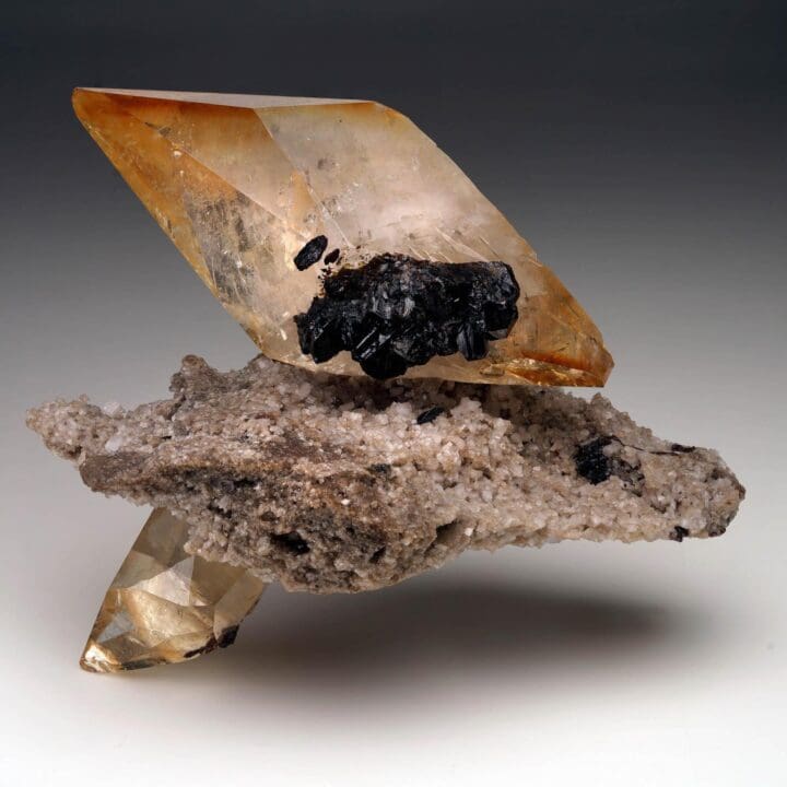 Elmwood Calcite on Barite With Sphalerite // 1.23 Lb. - Image 2