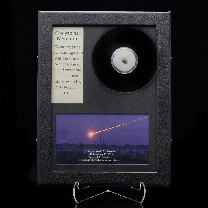 Chelyabinsk Meteorite – Authentic Meteorite Fragment in Collector’s Display Box