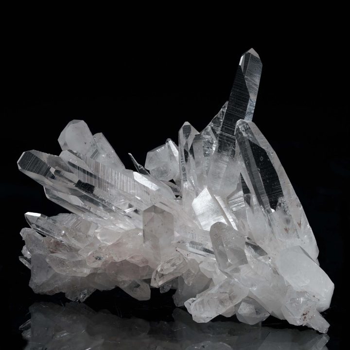 Clear Quartz with Pink Dumortierite Inclusions - 266g - Image 3