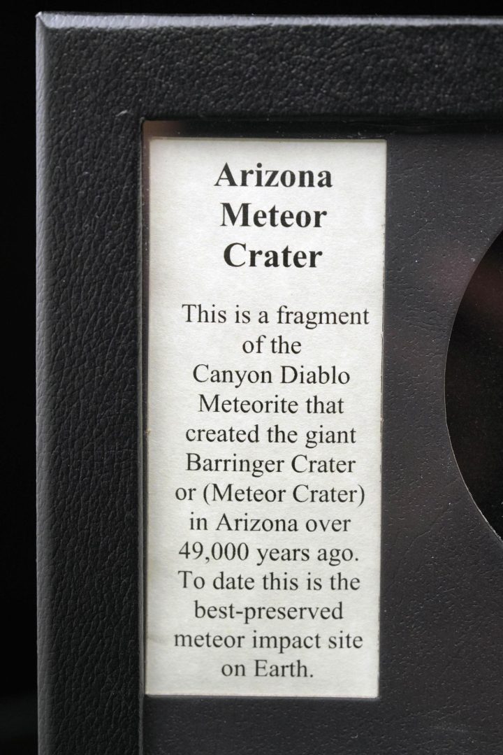 Canyon Diablo Meteorite – Authentic Iron Meteorite in Collector’s Display Box - Image 4