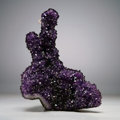 Amethyst Stalactites With Calcite