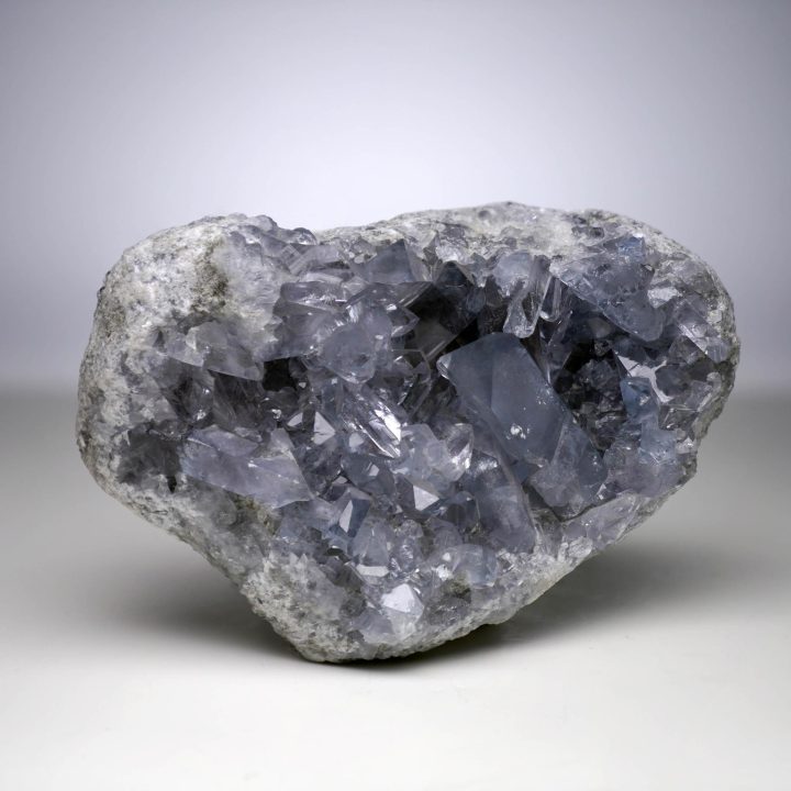 Blue Celestite Geode From Madagascar - Image 2