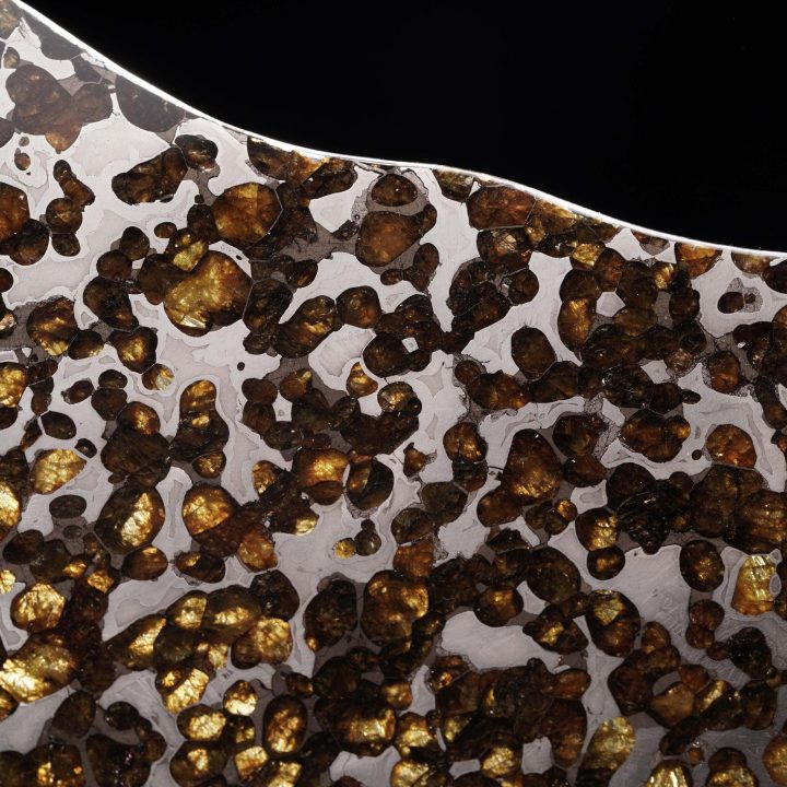 Big Pallasite Meteorite Slice - Image 3