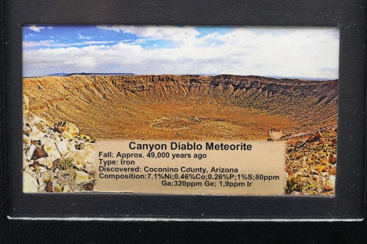 Canyon Diablo Meteorite – Authentic Iron Meteorite in Collector’s Display Box - Image 3