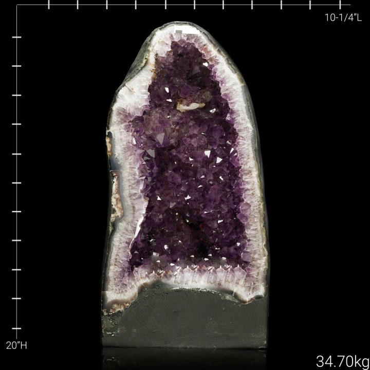 Large Amethyst Cathedral from Brazil - 74 lb - Image 2