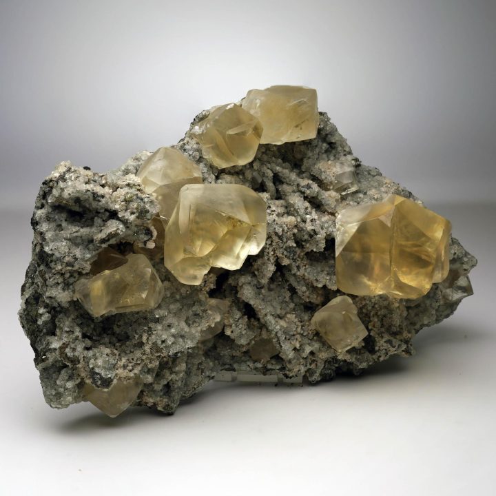 Golden Calcite with Twinned Crystals From Kazakhstan - Image 4