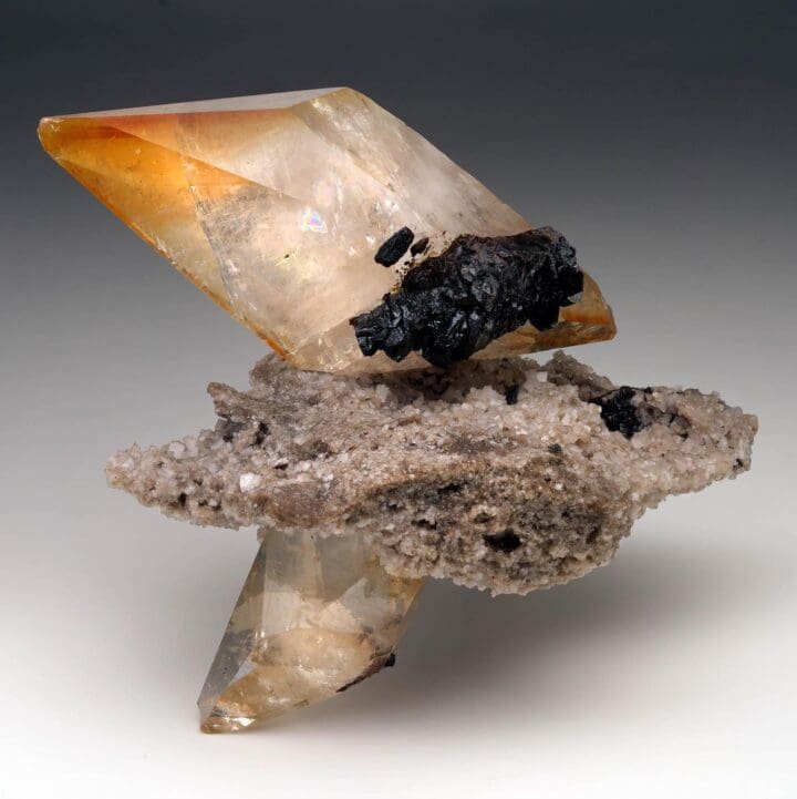 Elmwood Calcite on Barite With Sphalerite // 1.23 Lb. - Image 3