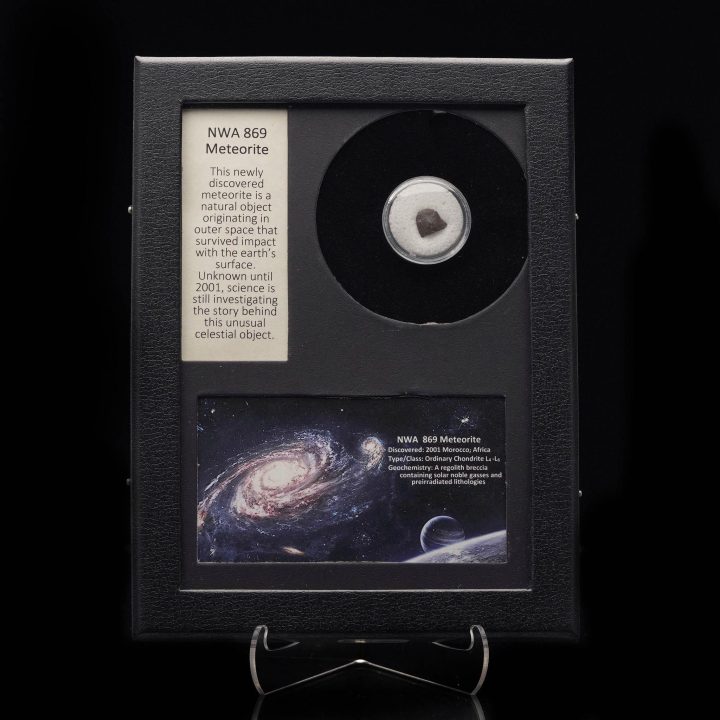 NWA Meteorite – Genuine Space Rock in Collector’s Display Box