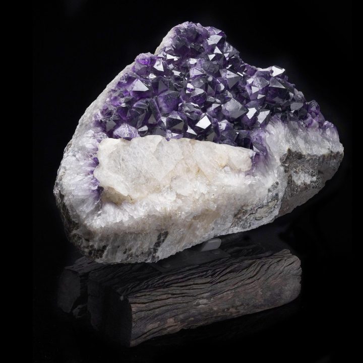 Amethyst with Calcite on Stand - Image 2