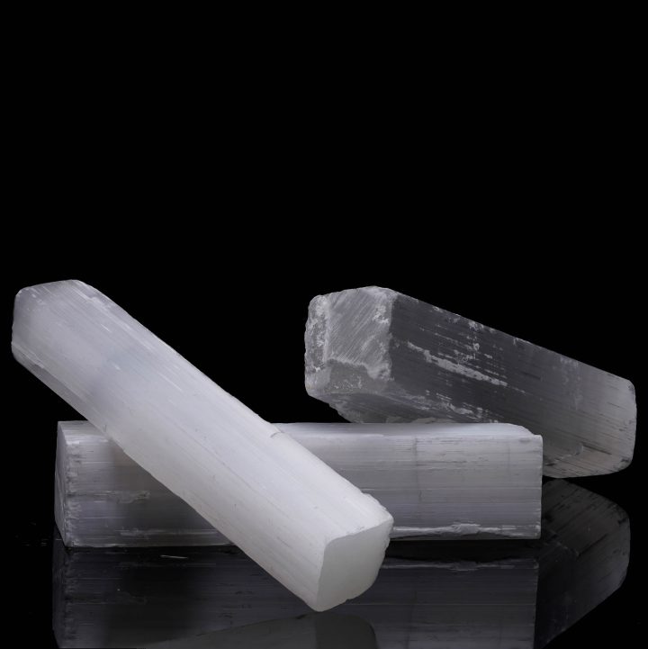 Natural Selenite Crystal Wand from Morocco – Cleansing Healing Tool - Image 4