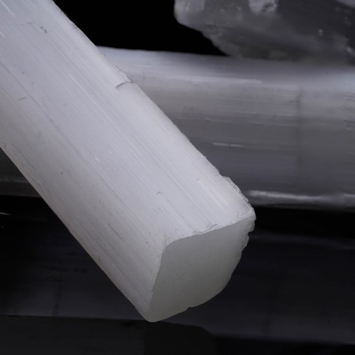 Natural Selenite Crystal Wand from Morocco – Cleansing Healing Tool - Image 5