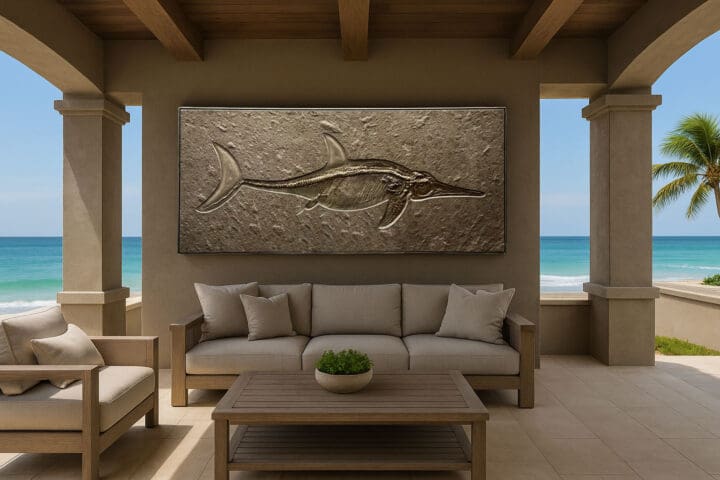Rare Ichthyosaur Fossil From Germany - Image 8