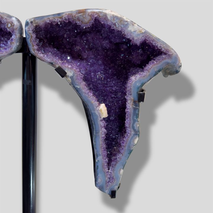 Right side Amethyst geode wing close-up
